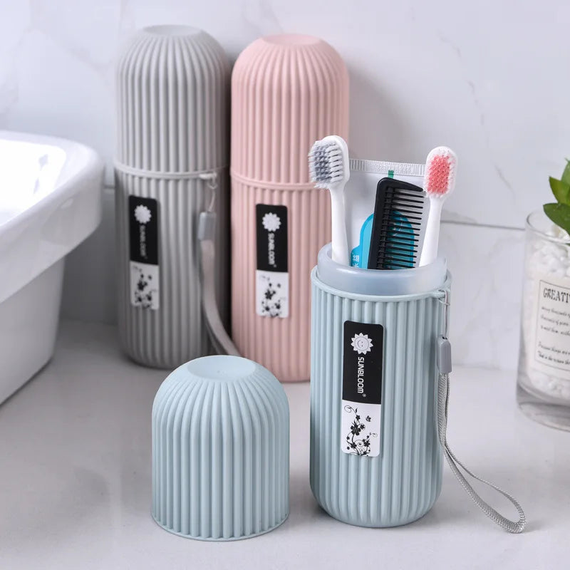 Portable Toothbrush Holder Case Travel Camping Storage Box