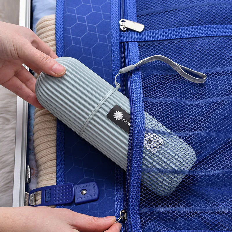 Portable Toothbrush Holder Case Travel Camping Storage Box